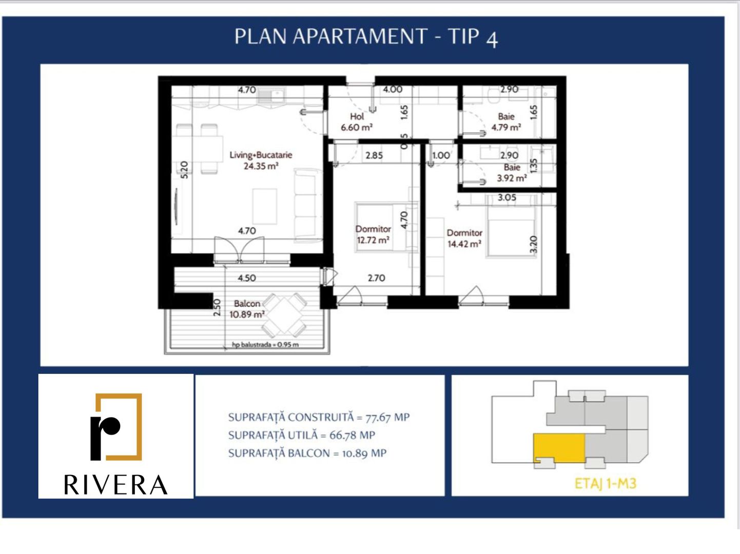 Apartament 3 camere | Bucurestii Noi | Bloc nou - Poză 10