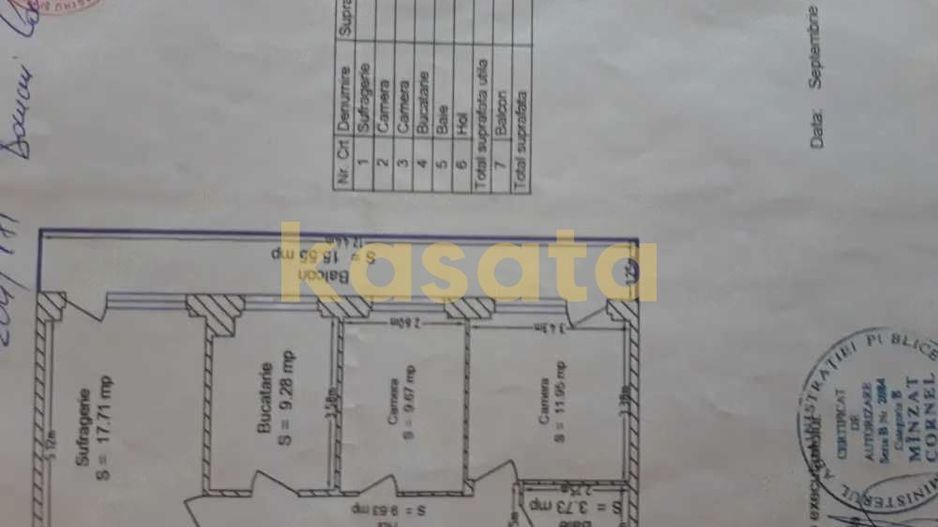 OPORTUNITATE | APARTAMENT 3 CAMERE | TEI | DECOMANDAT - Schiță 6