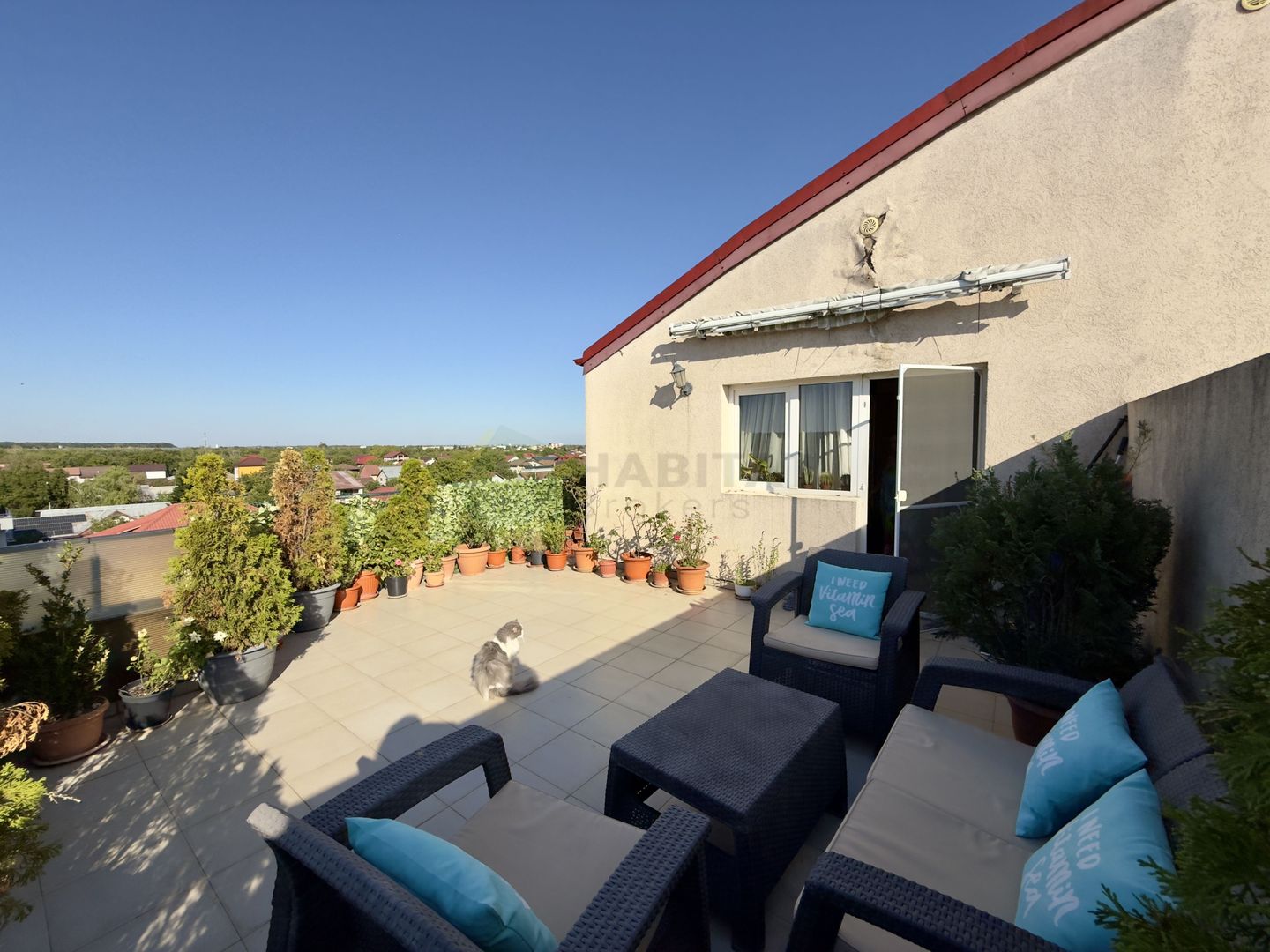 Apartament 3 camere cu terasa de 30 mp | Complet mobilat - Poză 3