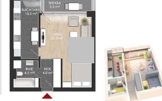 Studio***Bloc NOU premium**Piscina//Sector 1_Chitila - Poză 14