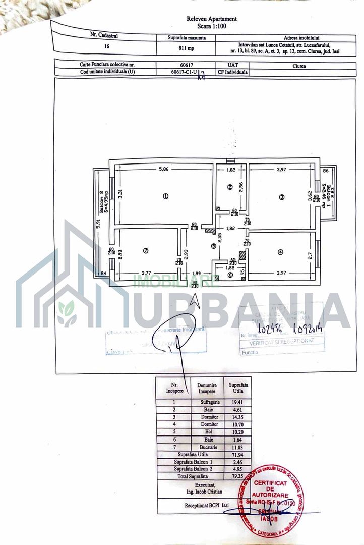 Apartament 3 camere, 2 băi Lunca Cetățuii –la 1 km de LIDL & Vișoianu - Poză 8