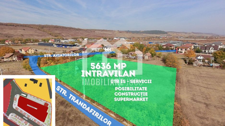 Teren intravilan 5.636 mp UTR Is – Jucu de Mijloc - Comercial/Servicii - Poză 1