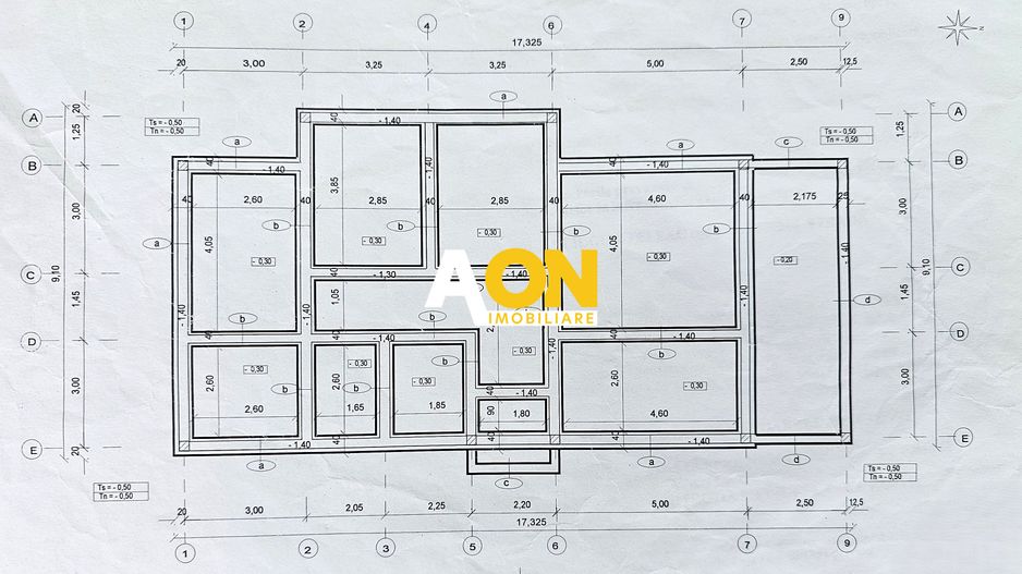 Casa la gri ( semifinisata ), 4 camere, 668 mp teren, com. Ciugud - Schiță 5