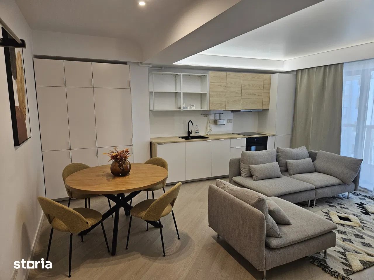 AP. 2 CAMERE CORTINA NORTH, CENTRALA, MASINA DE SPALAT VASE, BLOC NOU - Poză 2