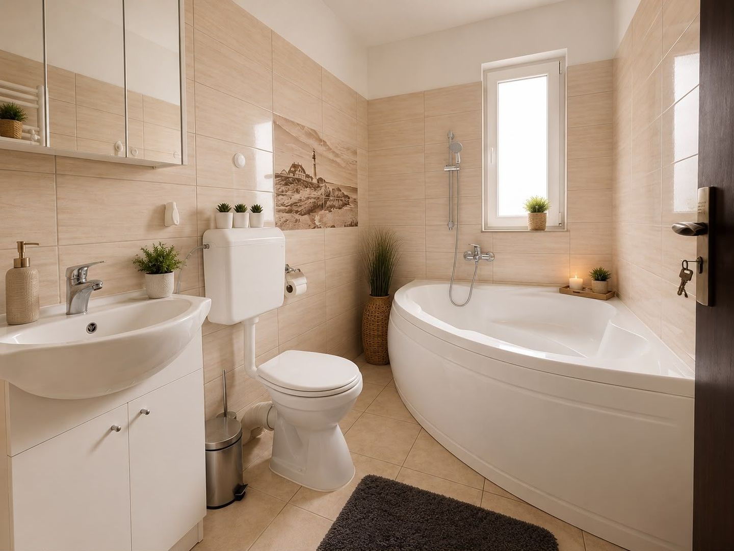 COMISION 0% | Duplex Mobilat Cu 4 Camere | Giroc | 90 mp | Teren 200mp - Poză 9