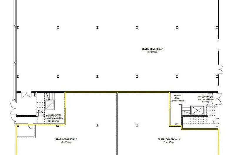 Spatiu comercial 150mp Cladire noua Stefanesti A3 LIPIT MEGA IMAGE - Poză 8