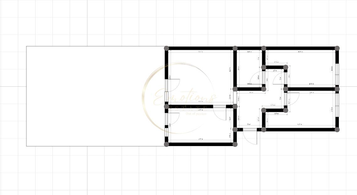 NOU | Casă cu 3 camere + mansardă | CURTE PRIVATĂ ÎNTR-O ZONĂ REZIDENȚIALĂ - Schiță 13