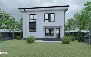 Casa la rosu P+1+Pod Berceni-Vidra - Dealul Verde - Poză 1