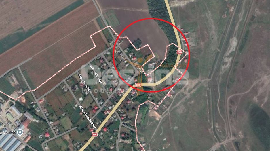 Teren intravilan 7600 mp cu certificat de urbanism P+2+M - Poză 1
