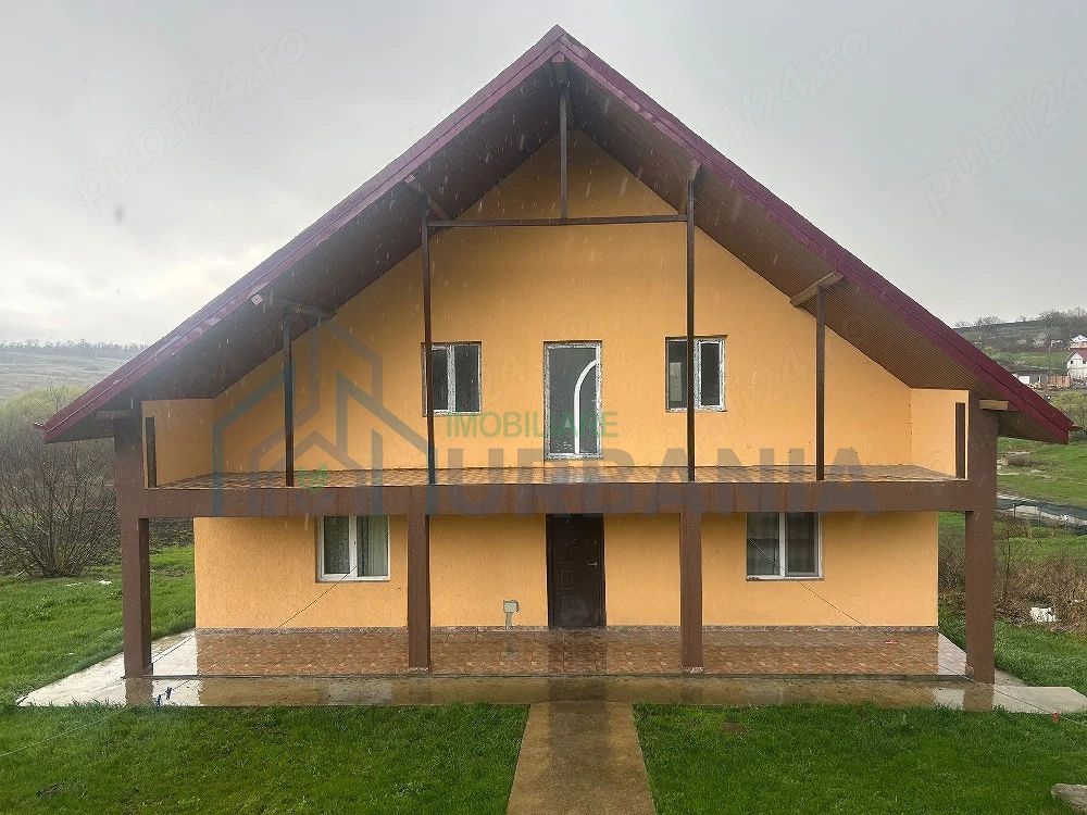 Casă modern-rustică, S+P+M, teren 1089 mp, în Proselnici, comuna Miroslava, Iași - Poză 1