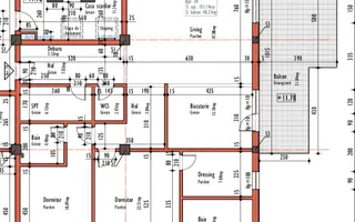 Penthouse Premium 151mp cu 2 Dormitoare si Terasa Generoasă Gheorgheni - Schiță 14