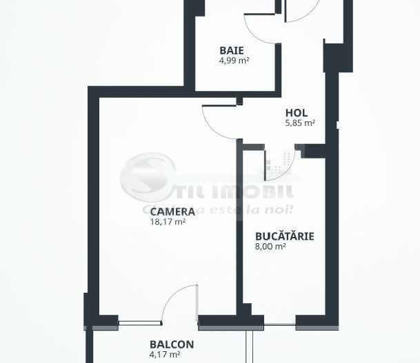 Apartament o camera Tatarasi - 42mp - mutare imediata. - Poză 7