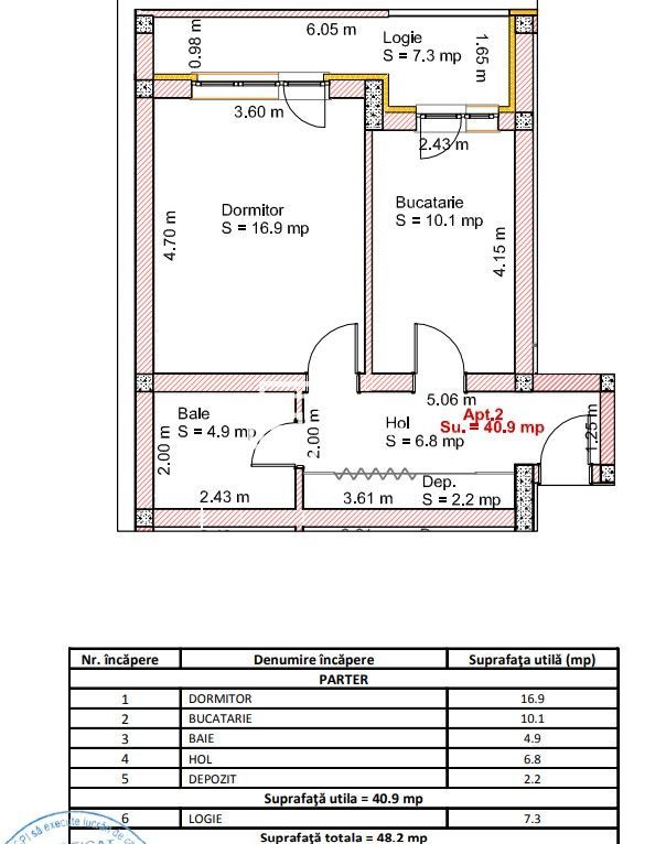 Apartament 1 cameră la cheie cu grădină proprie | Șelimbăr, zona Brana - Schiță 7
