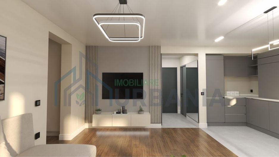 Apartament 2 camere, zona Bucium, bloc nou, intabulat, etaj 1, 53 mp - Poză 4