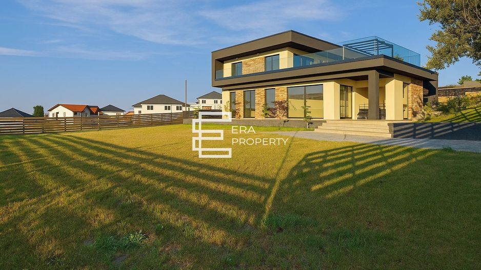 Casa individuala mobilata partial, teren 1200mp, Cisnadie zona Magura - Poză 3