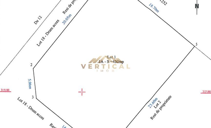 Teren intravilan 430 mp | Direct la asfalt | Str. Codrului, Berceni - Poză 5