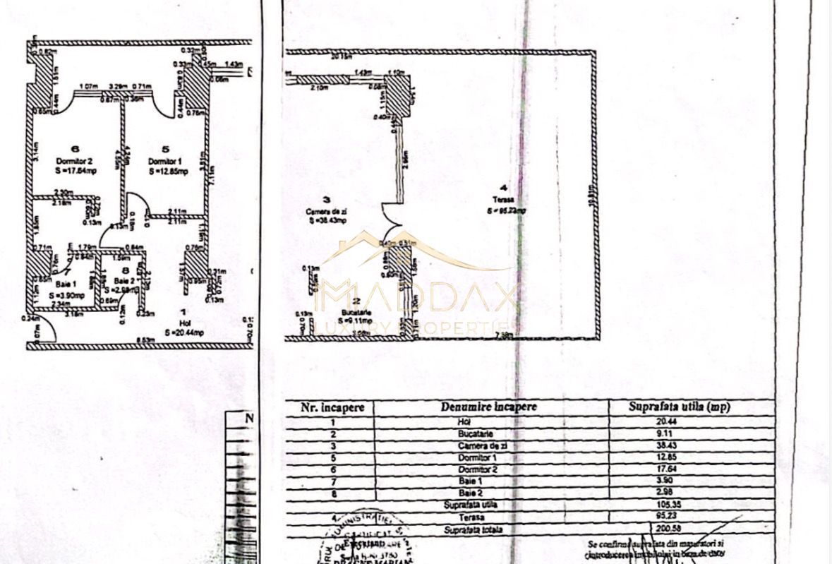 APARTAMENT de LUX cu 3 CAMERE cu Terasa si loc de parcare - Poză 35