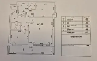 Apartament cu 3 camere de vanzare in 5 Residence Forest Apartments - Schiță 36