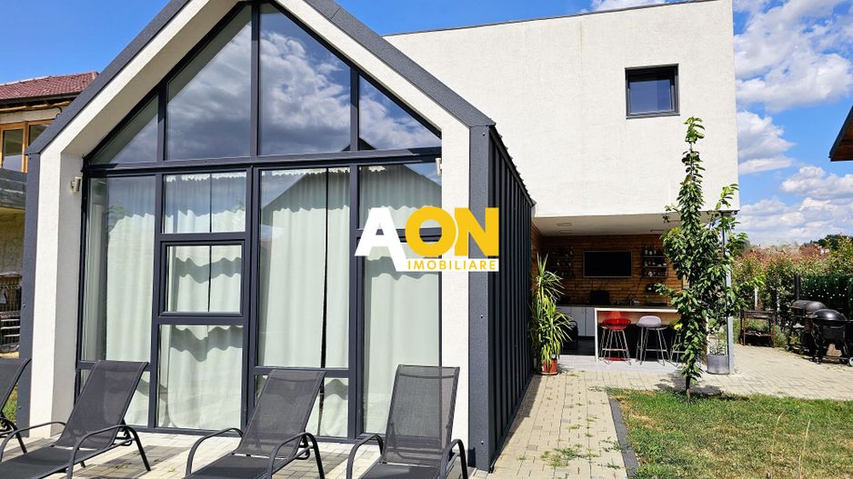 Casa moderna mobilata, utilata, 5 camere, 3 bai, 444 mp teren - Poză 2