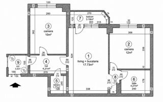 0DOROBANȚI | 3 camere | READY TO MOVE IN | Renovat complet | Mobilat & utilat - Poză 2