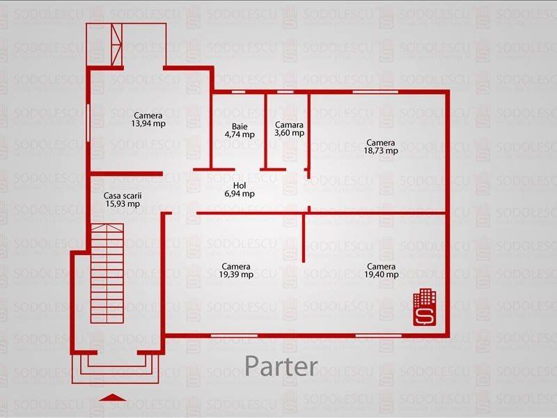 Casă / Vilă cu 8 camere de vânzare în zona Central - Poză 2
