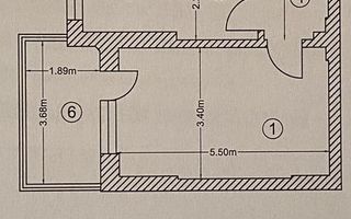2 Camere 🏡 | Loc de parcare disponibil | Decomandat | Etaj 5/10 🏢 - Schiță 10