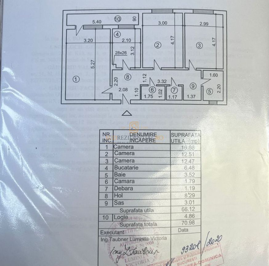 3 Camere Decomandat, Etaj 1, Aproape Metrou Piata Sudului - Poză 9