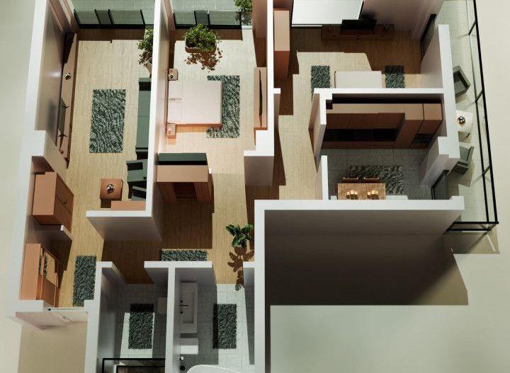 Tomis Nord /Carrefour - Vanzare apartament cu 3 camere, bloc nou. - Poză 3