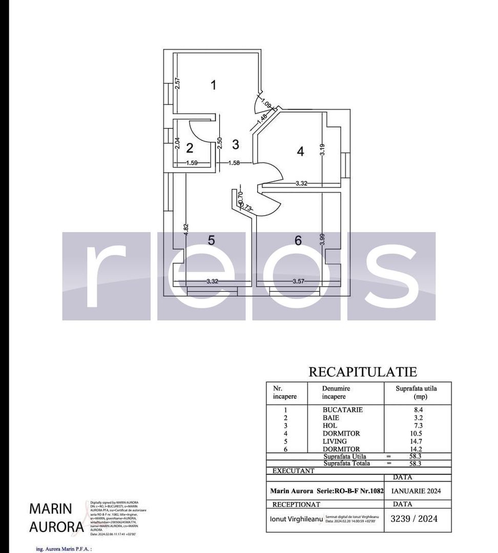 VANZARE 3 CAMERE | FLOREASCA | BLOC NOU - Poză 17