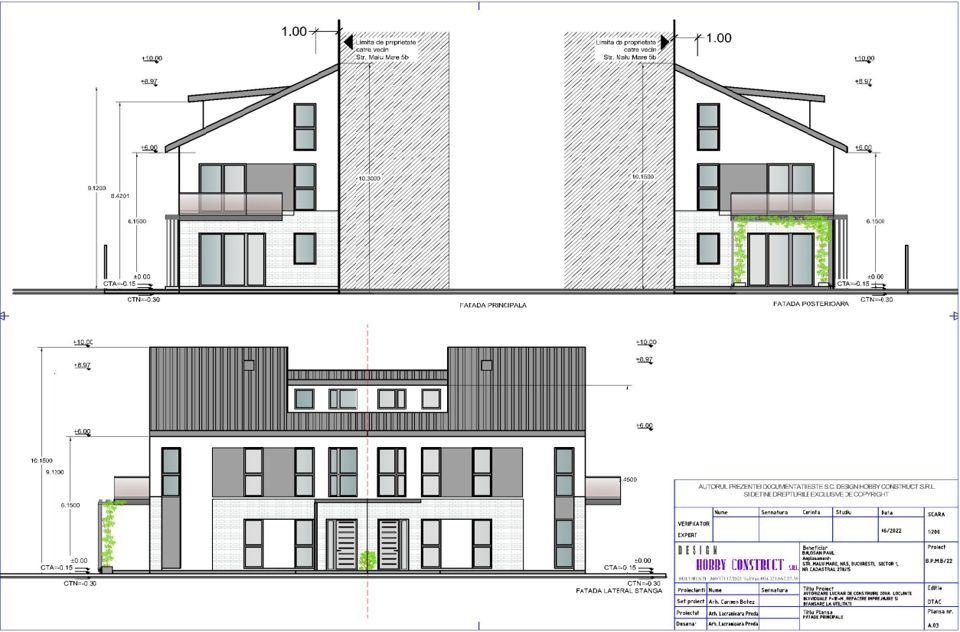 Duplex modern P+1E+M,  BUCURESTII NOI - Schiță 20