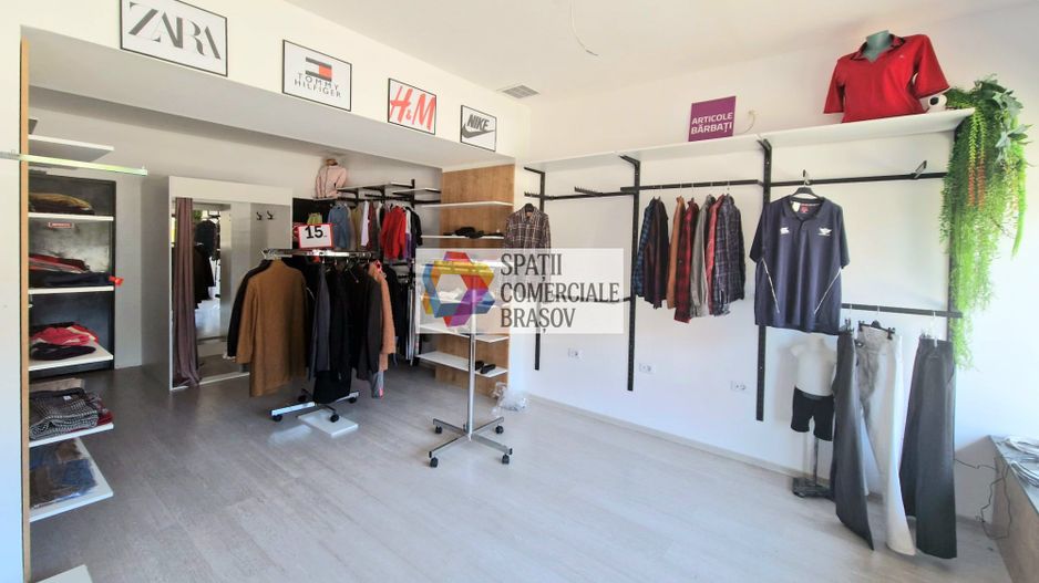Spatiu comercial cu vad de închiriat Brasov - 60 mp  # plus-imo.ro - Poză 1