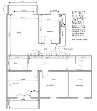 Apartament 4 camere Steaua - Poză 8
