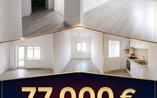 Preț nou, aceeași valoare: 4 camere, 77 mp – 77.000 - Poză 1