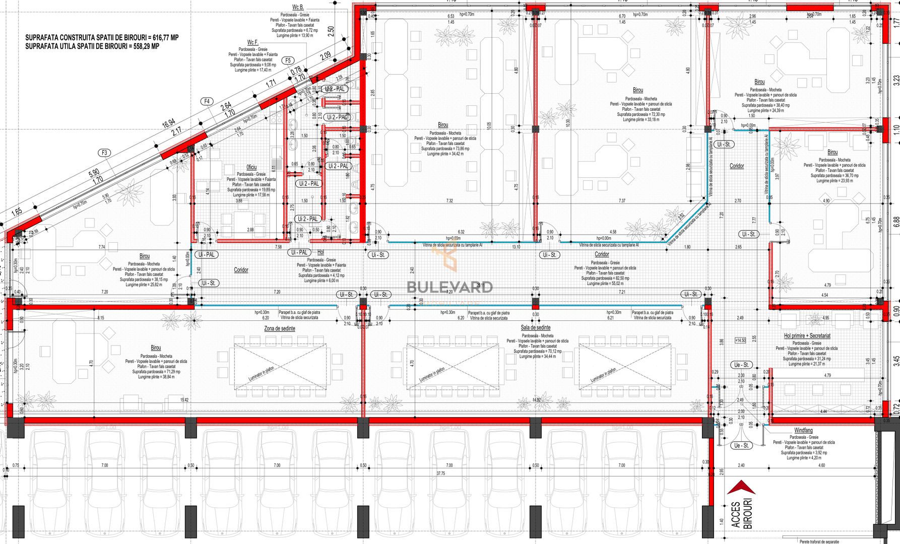 Spatiu birou in zona centrala! - Schiță 18