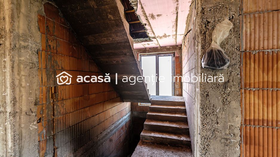 Casă nouă 6 camere semifinalizată în Sântana - Poză 5
