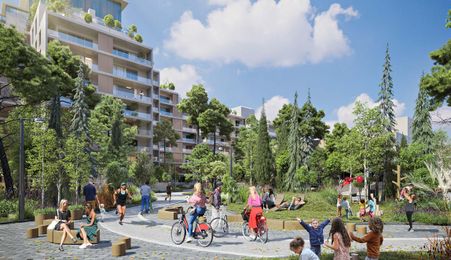Apartament luminos cu 2 camere, si terasa de 18 m.p., KronenPark