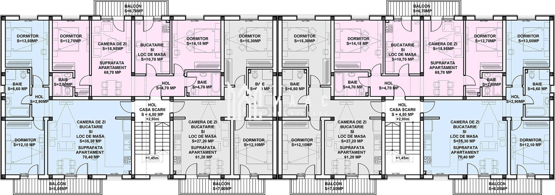 Apartament 3 Camere – Ansamblu Nou, Zona Doamna Stanca - Poză 11