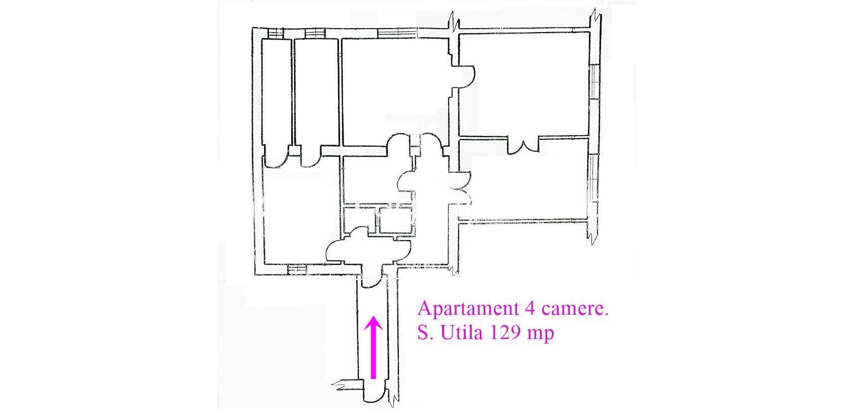VÂNDUT! Apartament cu 4 Camere în Palatul Bohuș, Arad - Poză 9