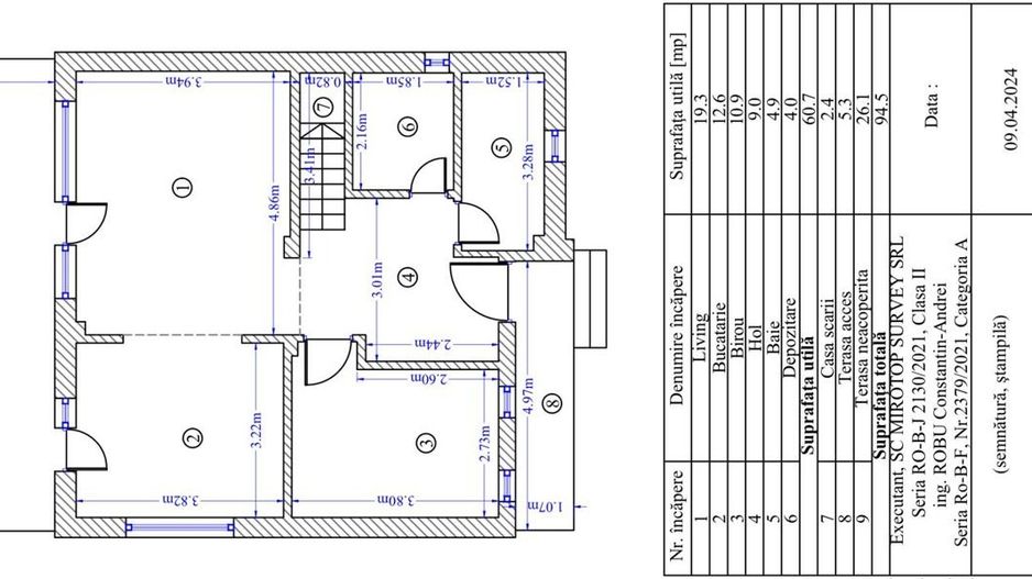 vila hi-tech-smart,mob-util total,5cam,3bai,2parcari,teren456mp - Poză 2
