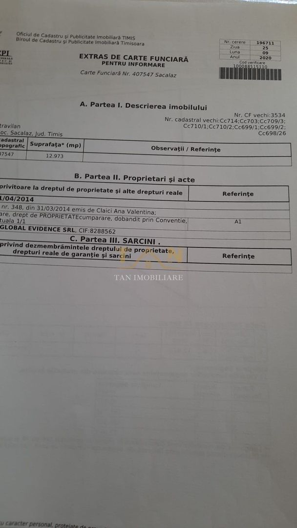 Teren De Vanzare Zona Industriala 30€ - Poză 3
