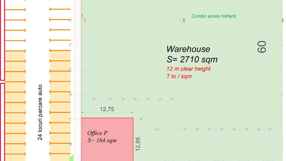 Hala industriala depozitare si productie la 2710 mp - Poză 6