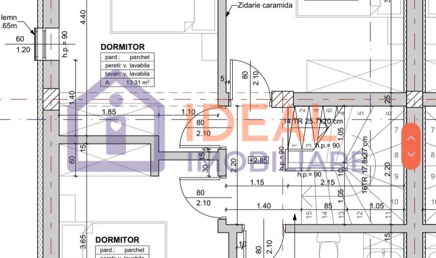 Duplex Modern cu 4 camere LA CHEIE, Zona Lidl, Cartierul Arhitectilor - Schiță 31
