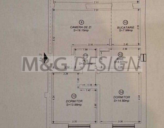 Apartament 3 camere Lipovei bloc nou - Poză 6