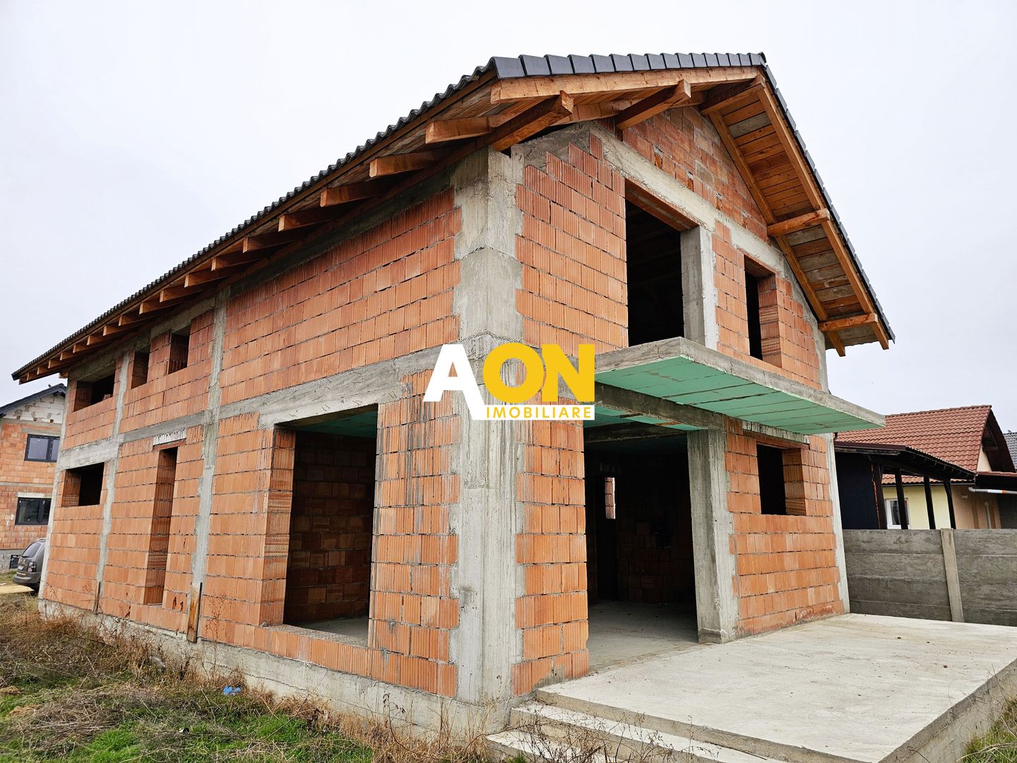 OFERTA! Casa la rosu, P+1, 300 mp teren, cu utilitati, Lancram - Poză 3