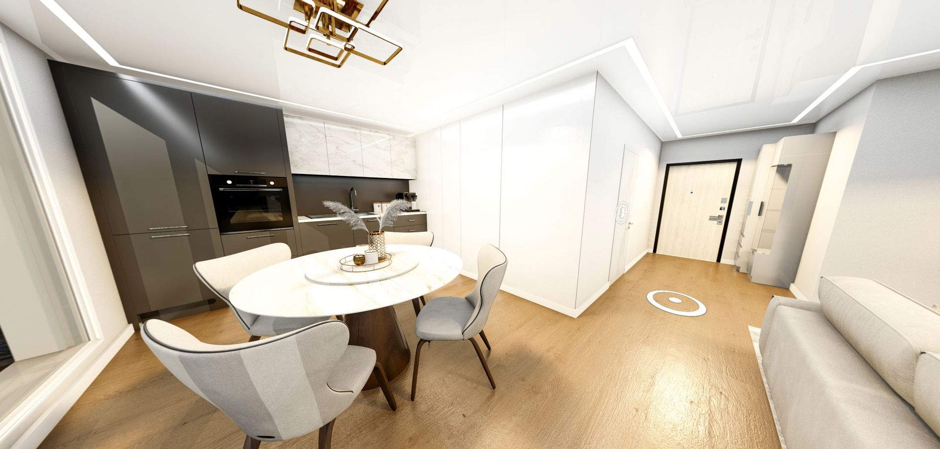 DEZVOLTATOR -Ap. 2 cam. 52 mp Comision 0 % Mamaia nord OBA TOWER - Poză 12