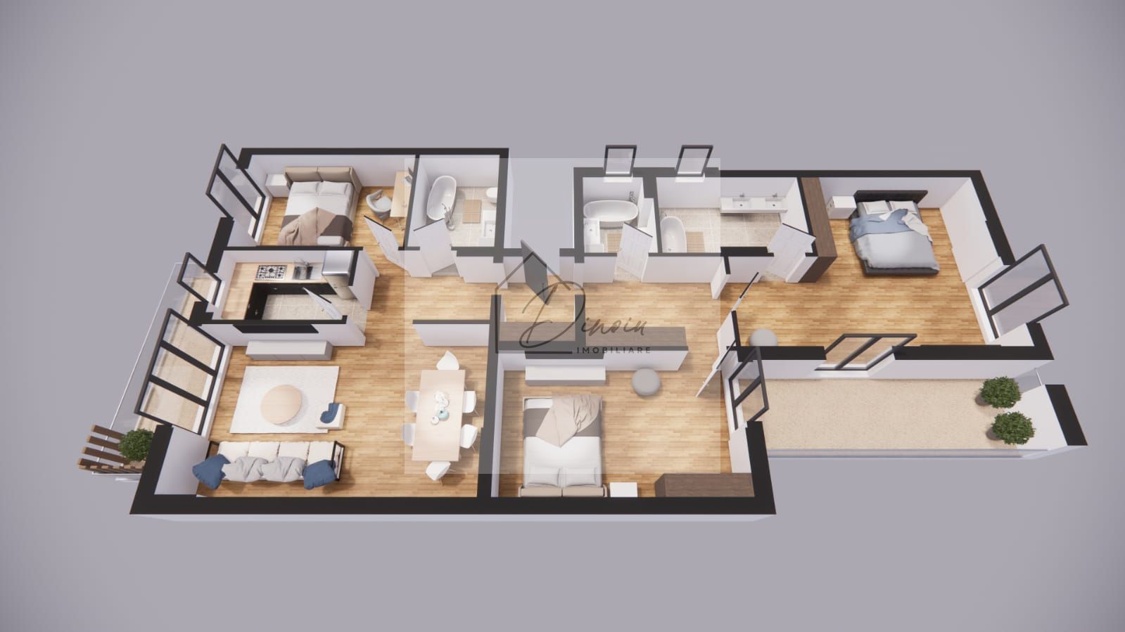 Apartament 4 camere I Aviatiei Aerogarii Baneasa I taxare inversa - Poză 8