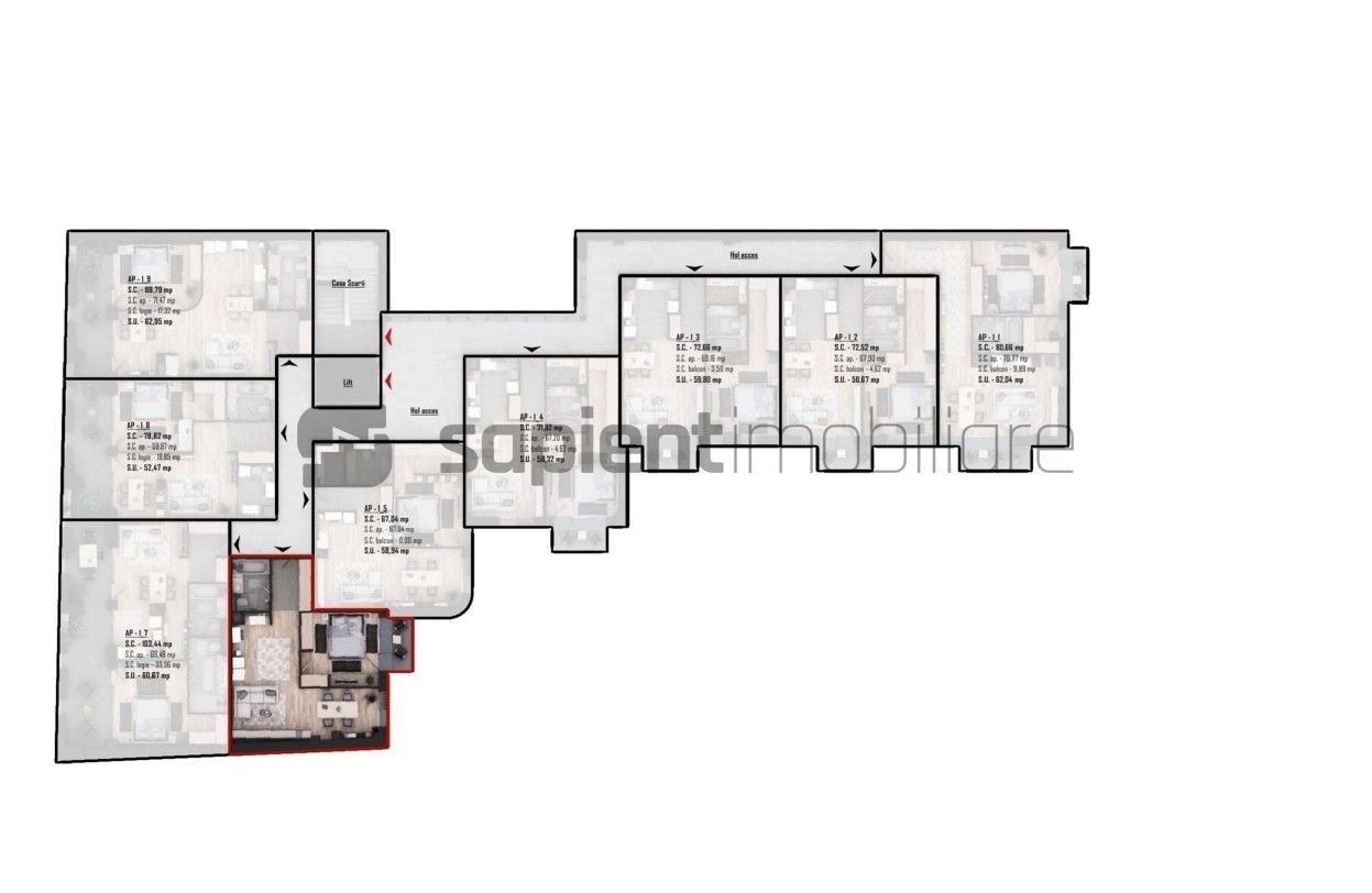 Apartament premium 2 camere | Sophie Residence | Oradea - Poză 5
