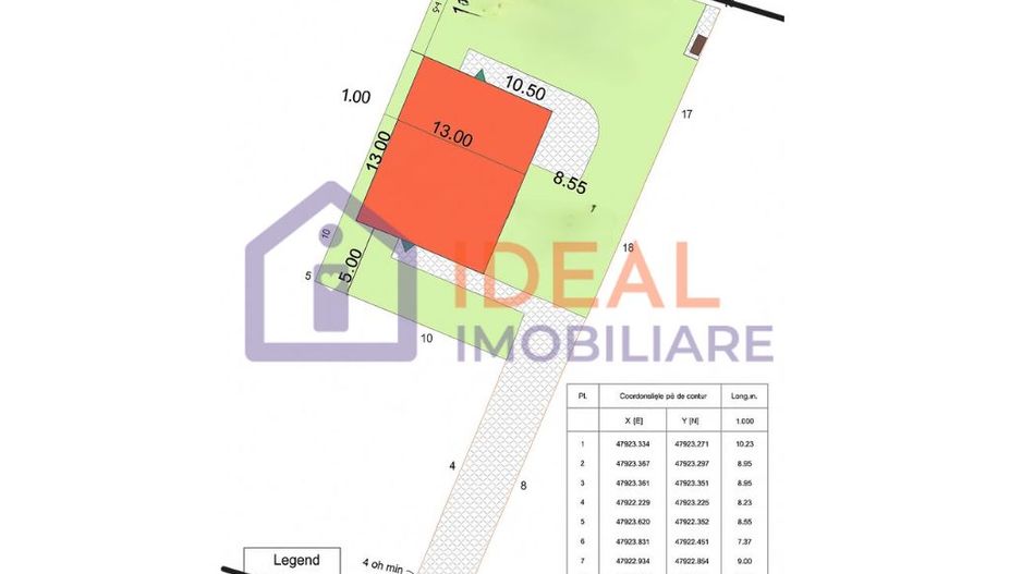 Teren intravilan - Cristian - Schiță 1