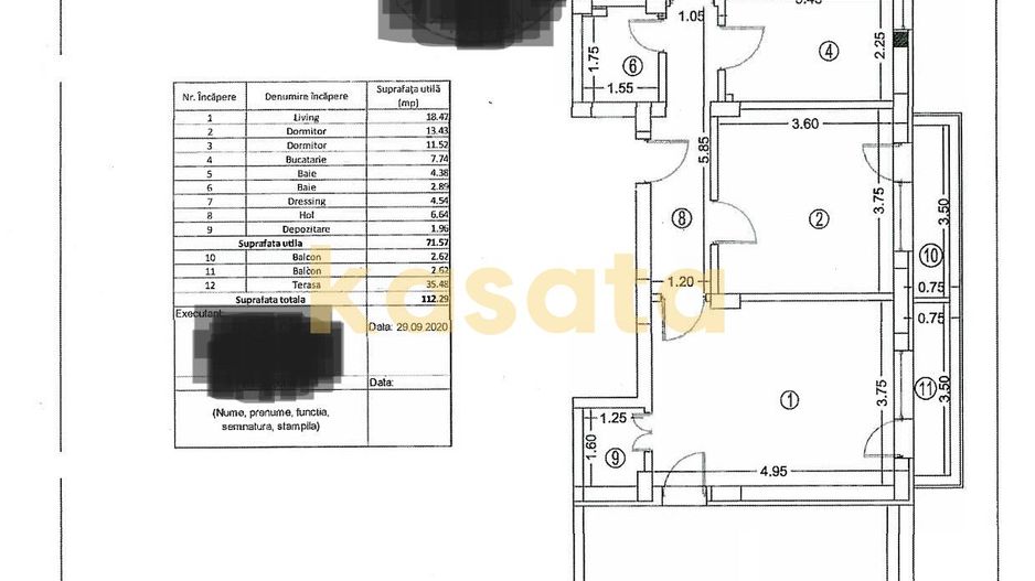 3 Camere | Militari | Mansardă | Terasă Închisă | Parcare Inclusă 🏢🚗 - Schiță 20