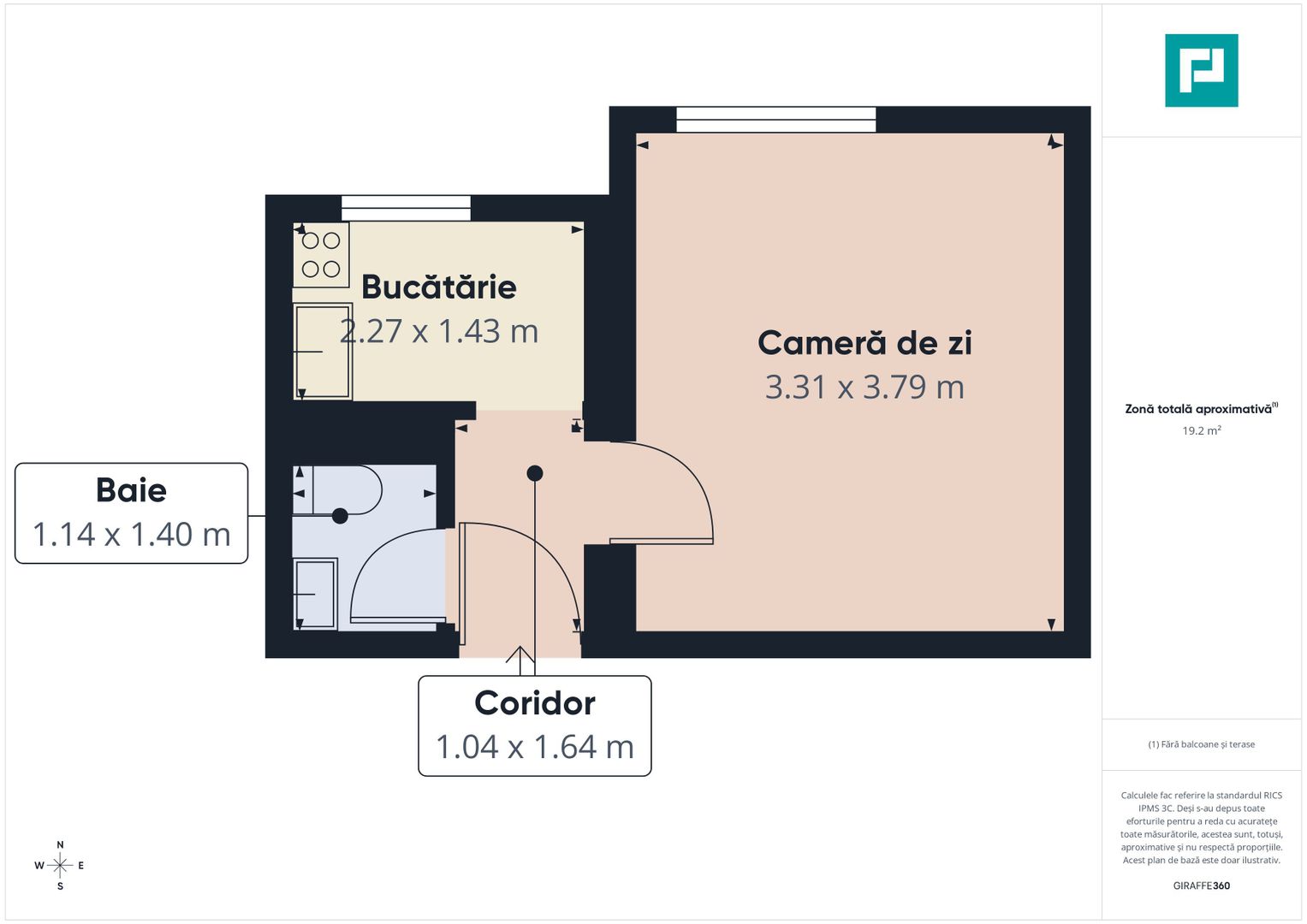 Garsonieră pe Calea 6 Vânători - Poză 7